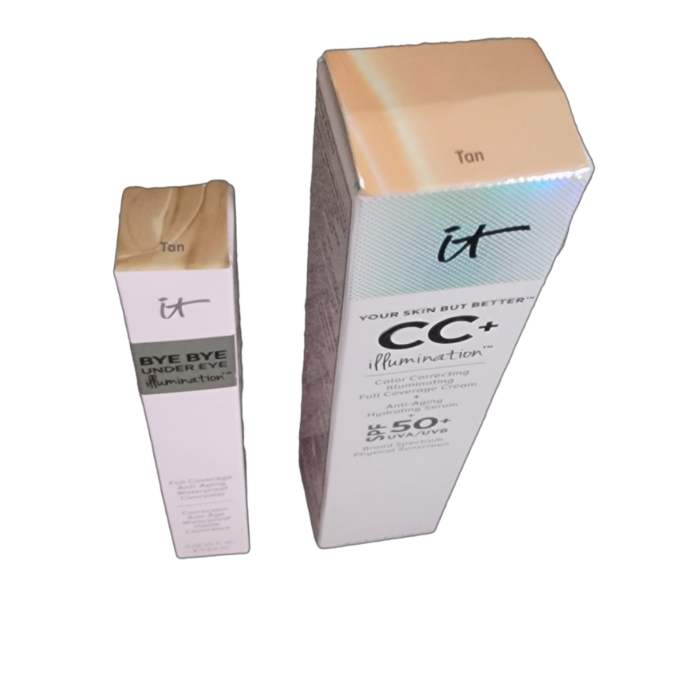 IT Cosmetics Concealer & Full Coverage Cream , color Tan